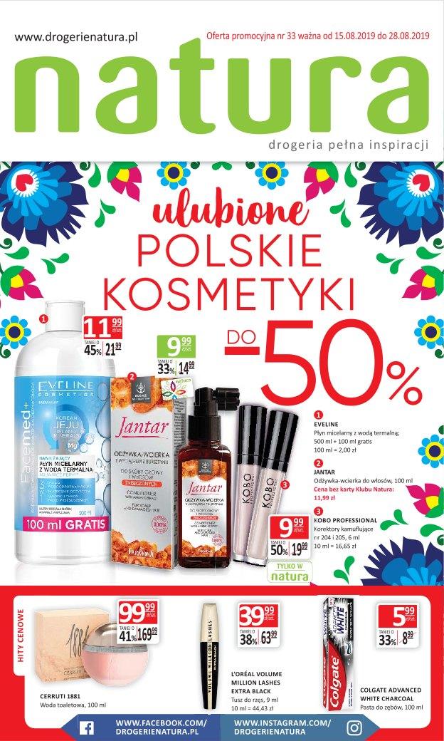 Gazetka promocyjna Drogerie Natura str. 1