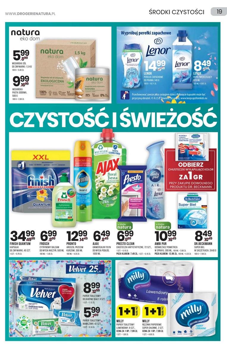 Gazetka promocyjna Drogerie Natura str. 19