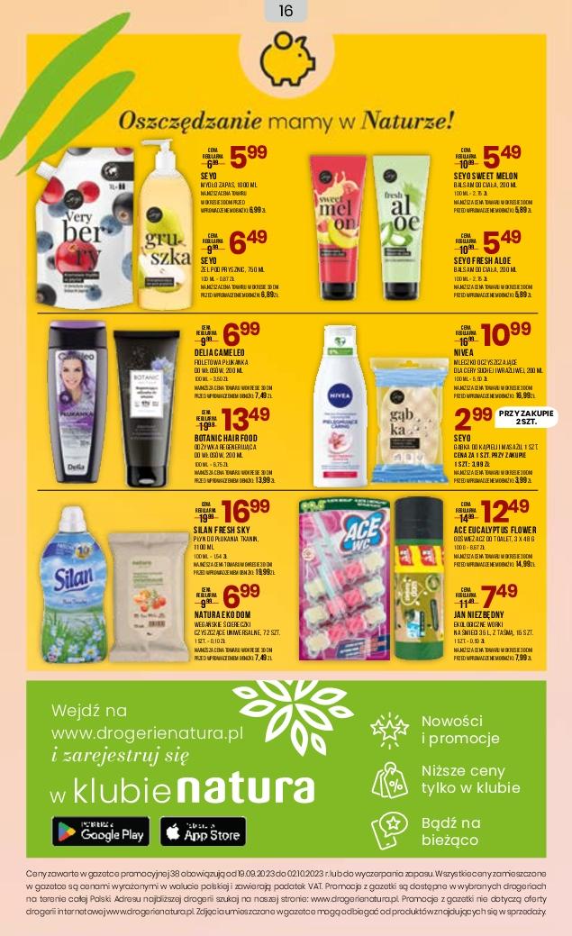 Gazetka promocyjna Drogerie Natura str. 16