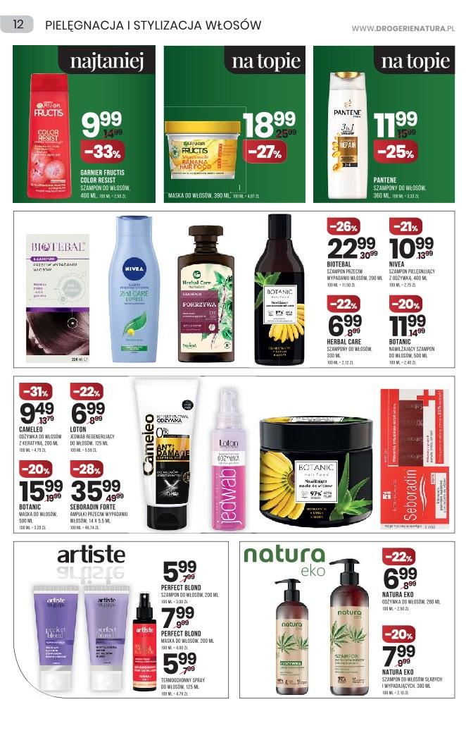 Gazetka promocyjna Drogerie Natura str. 12