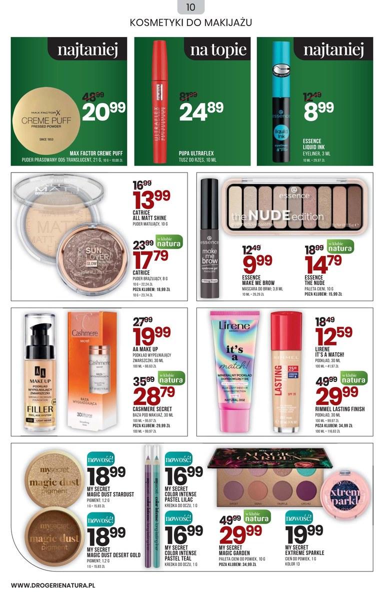 Gazetka promocyjna Drogerie Natura str. 10