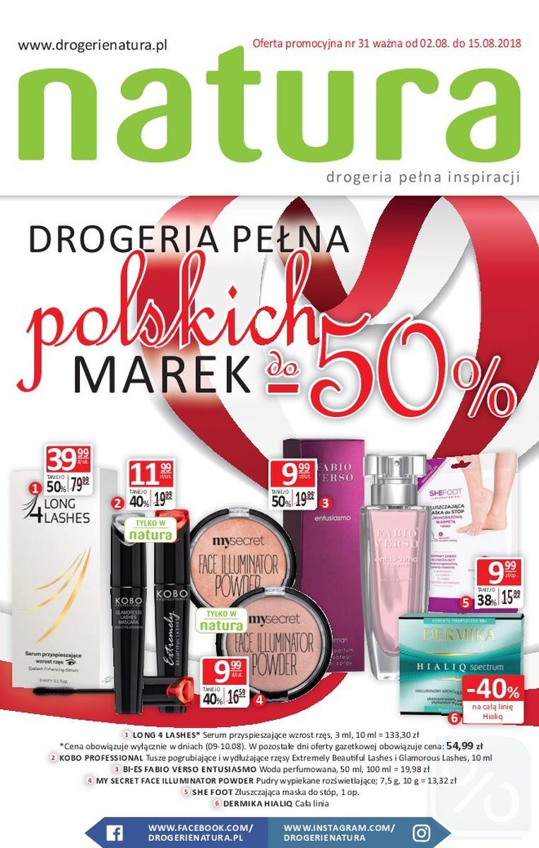 Gazetka promocyjna Drogerie Natura str. 1