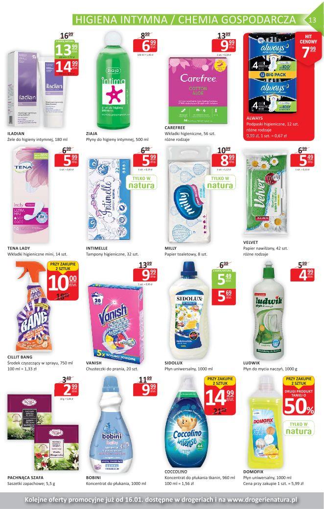 Gazetka promocyjna Drogerie Natura str. 13