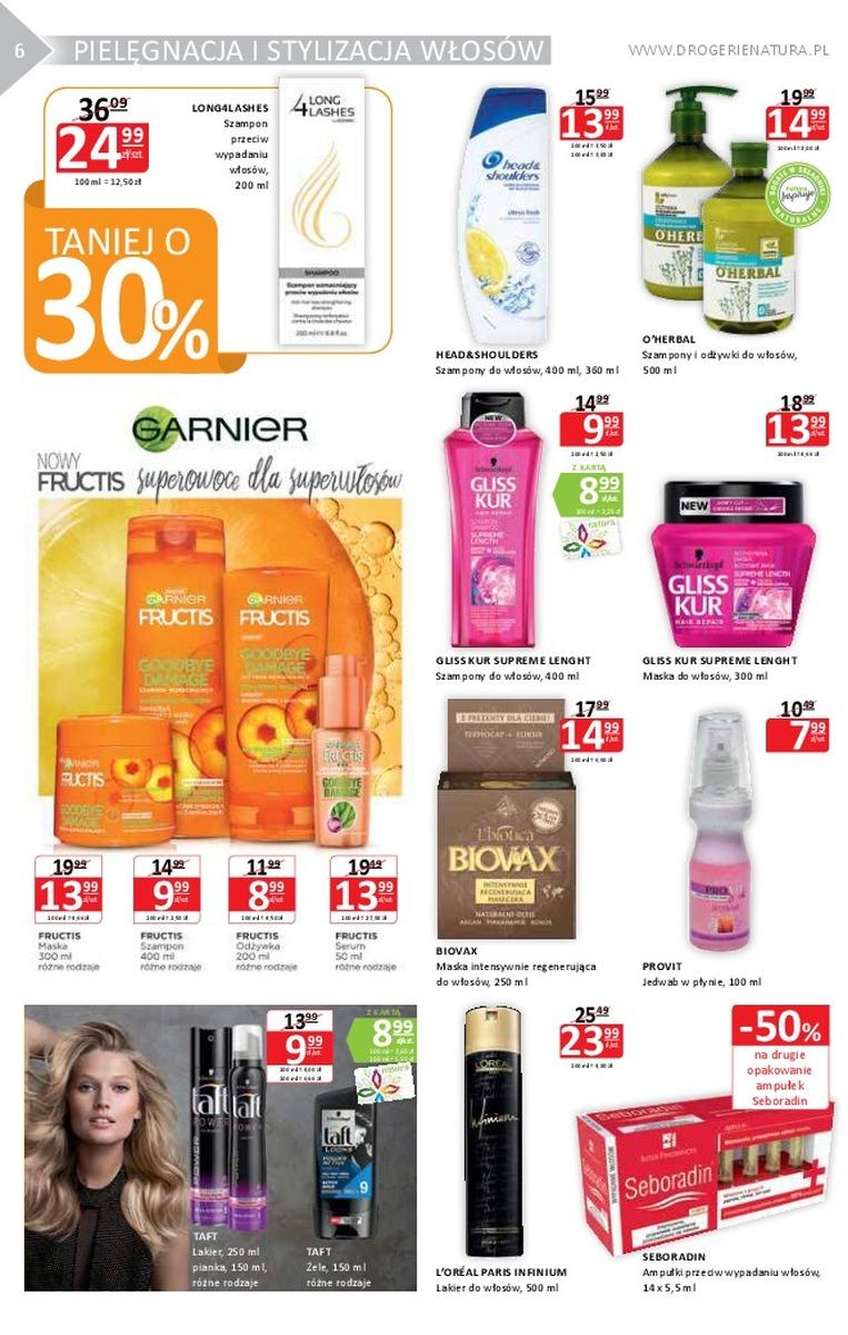 Gazetka promocyjna Drogerie Natura str. 6