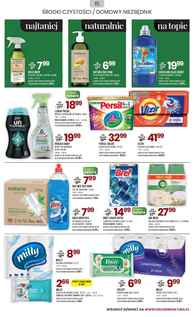 Gazetka promocyjna Drogerie Natura str. 15