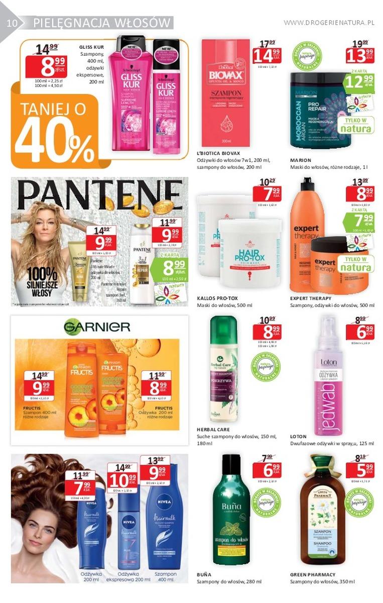 Gazetka promocyjna Drogerie Natura str. 10