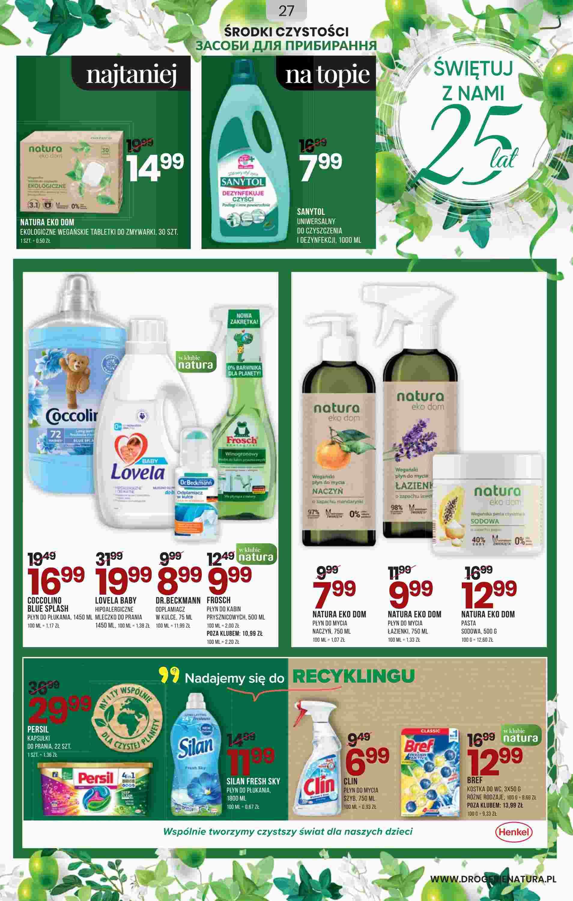 Gazetka promocyjna Drogerie Natura str. 27