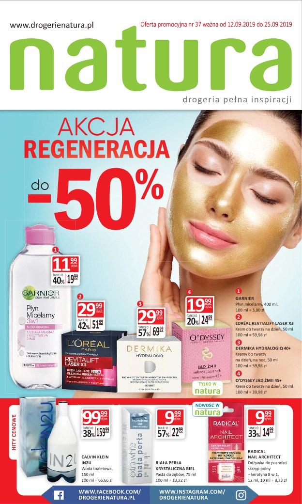 Gazetka promocyjna Drogerie Natura str. 1
