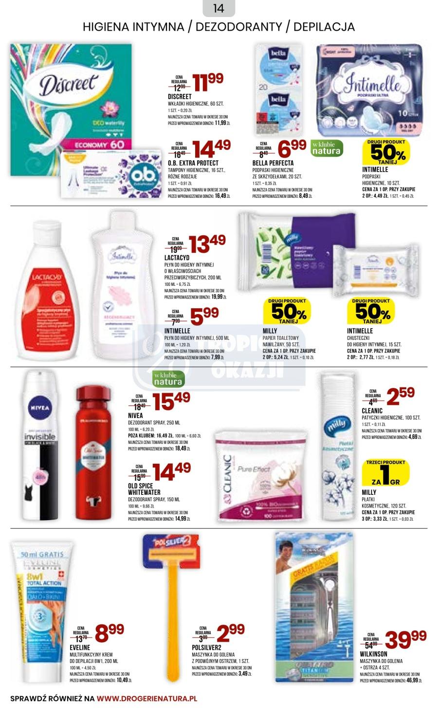 Gazetka promocyjna Drogerie Natura str. 14