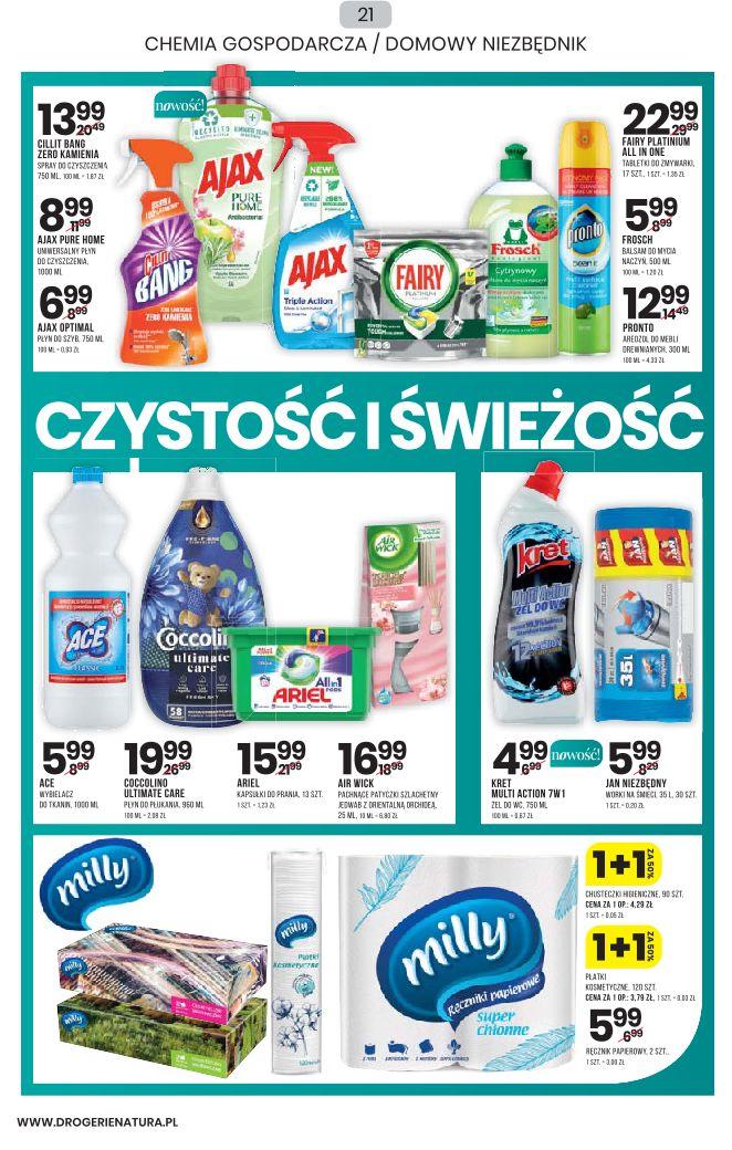 Gazetka promocyjna Drogerie Natura str. 21