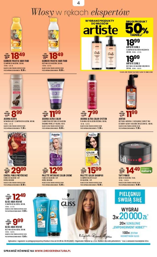 Gazetka promocyjna Drogerie Natura str. 4