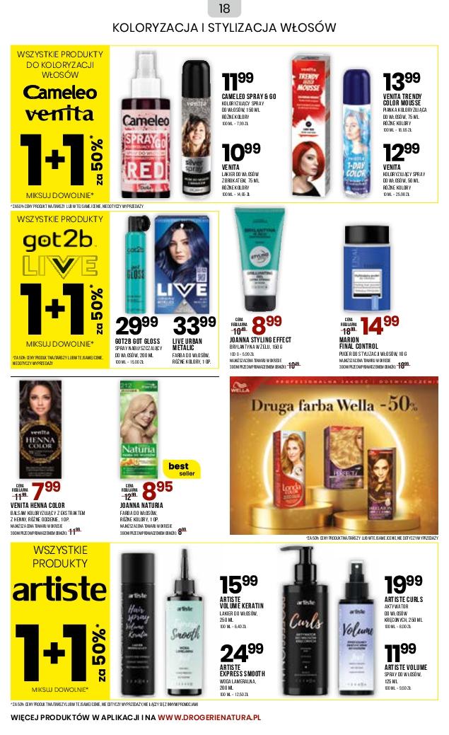 Gazetka promocyjna Drogerie Natura str. 18