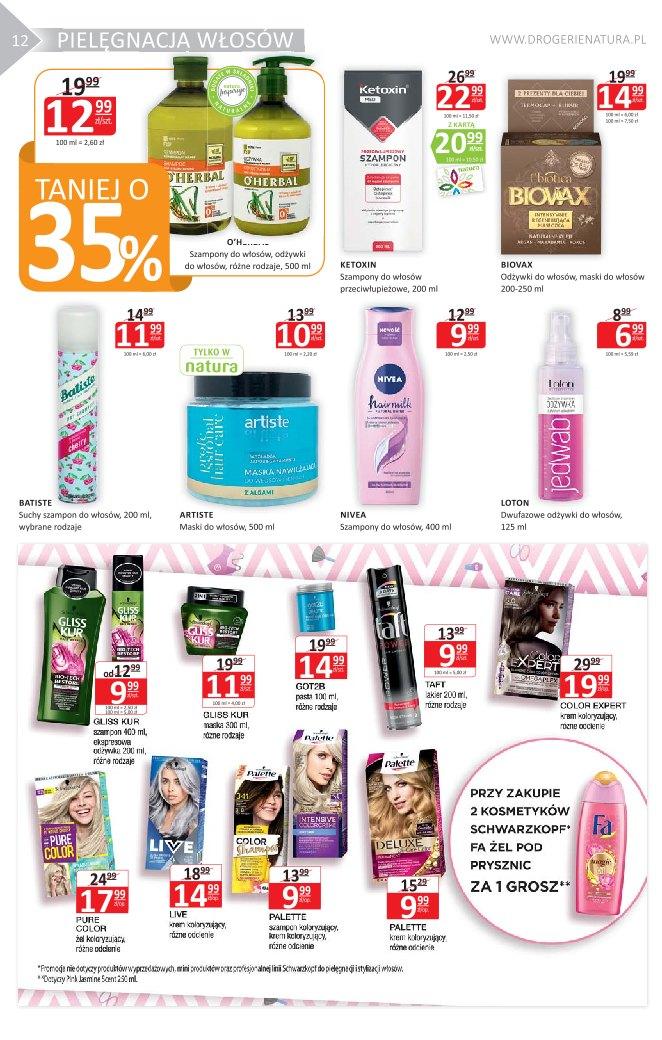 Gazetka promocyjna Drogerie Natura str. 12