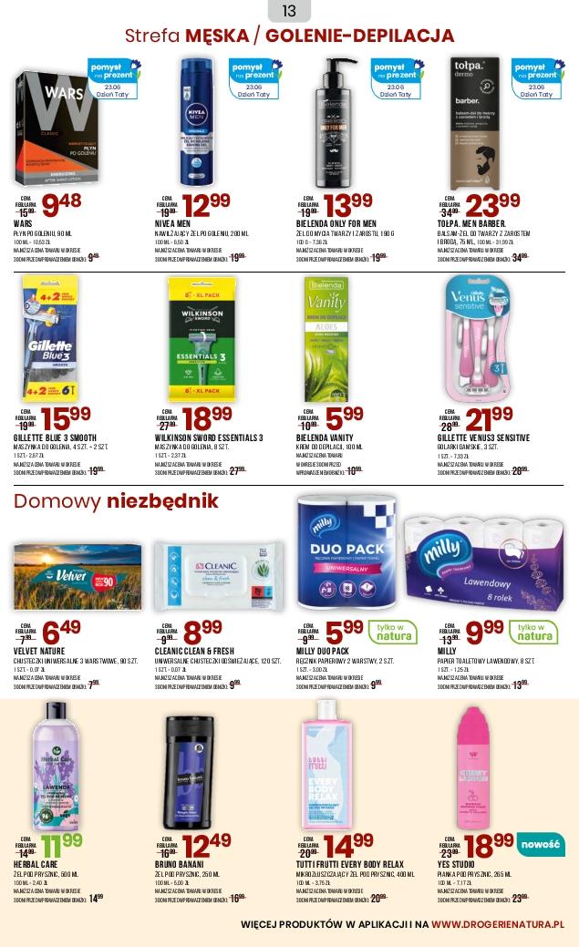 Gazetka promocyjna Drogerie Natura str. 13