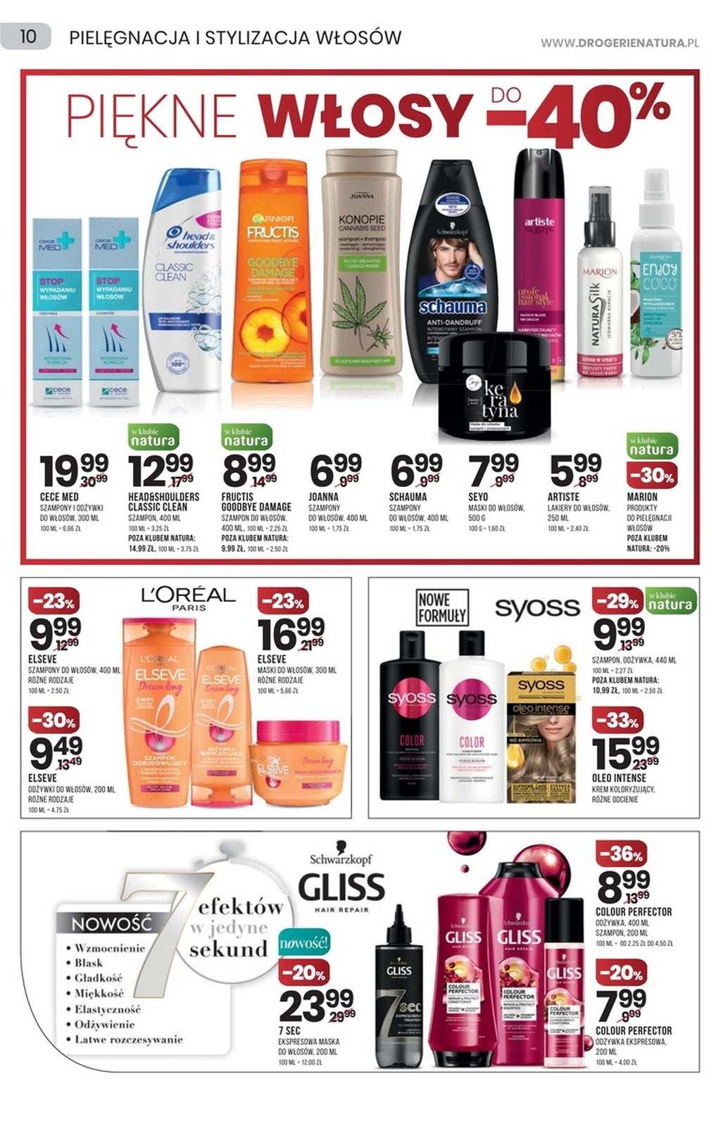 Gazetka promocyjna Drogerie Natura str. 10