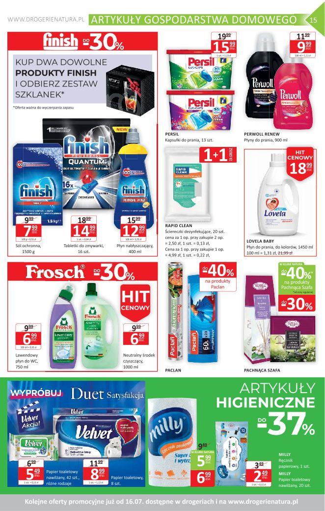 Gazetka promocyjna Drogerie Natura str. 15