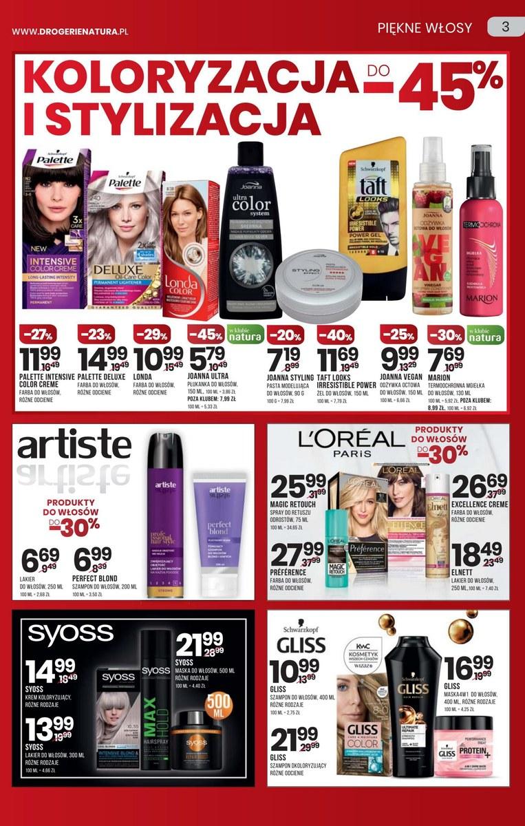 Gazetka promocyjna Drogerie Natura str. 3