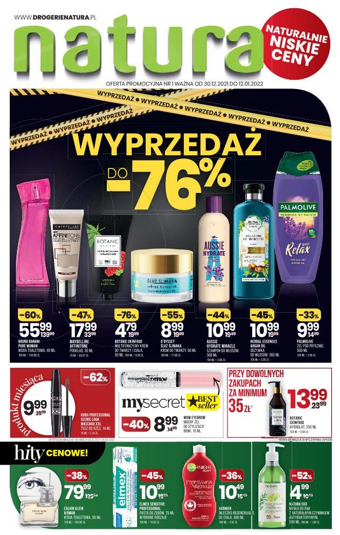 Gazetka promocyjna Drogerie Natura str. 1