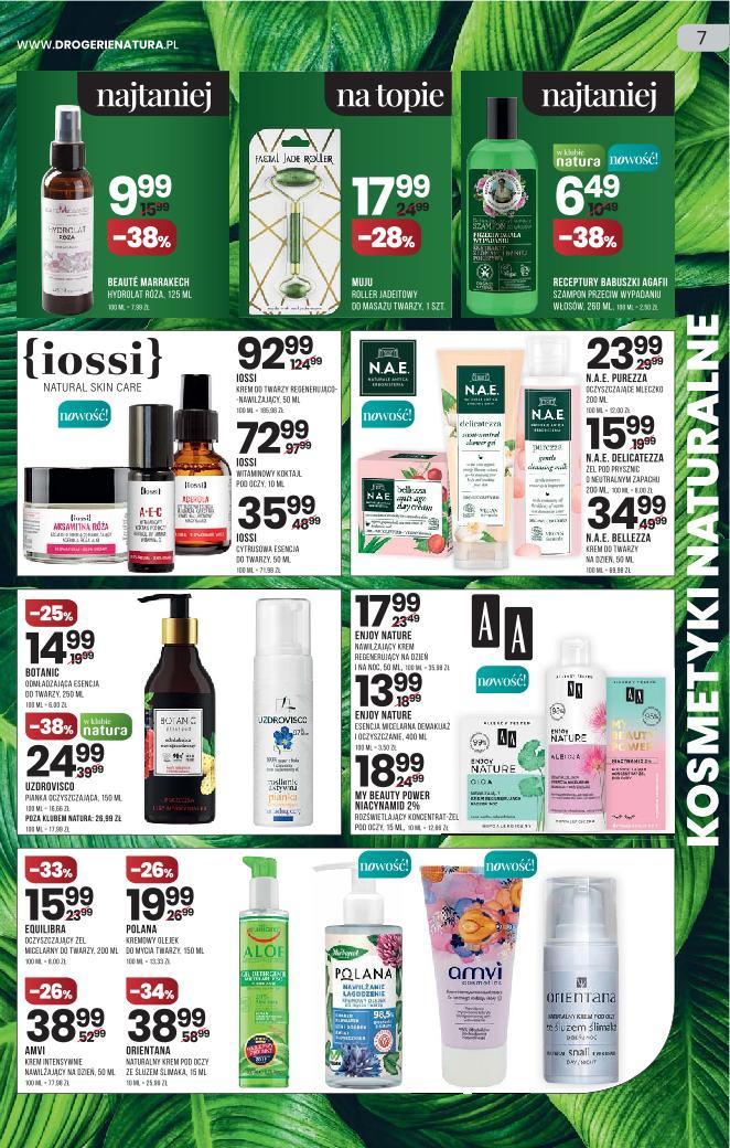 Gazetka promocyjna Drogerie Natura str. 7