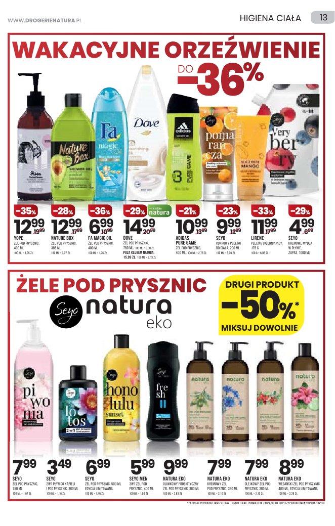Gazetka promocyjna Drogerie Natura str. 13