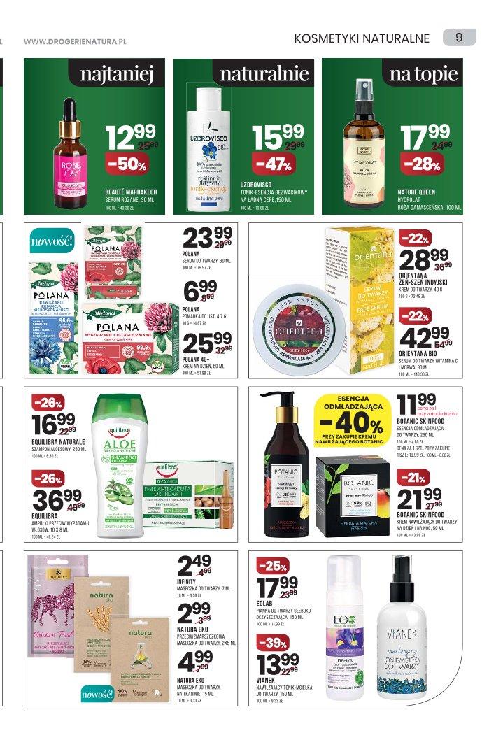 Gazetka promocyjna Drogerie Natura str. 9