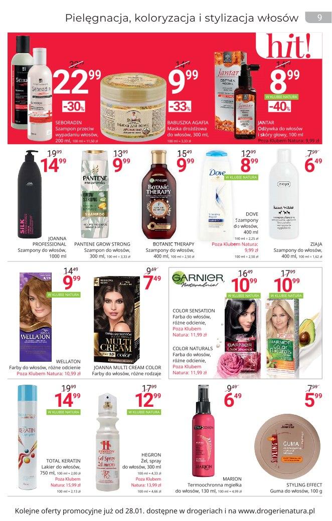 Gazetka promocyjna Drogerie Natura str. 9