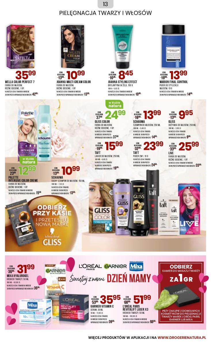Gazetka promocyjna Drogerie Natura str. 13