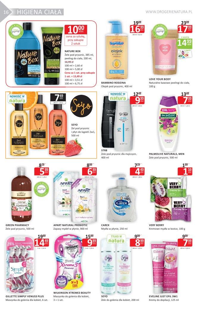 Gazetka promocyjna Drogerie Natura str. 16
