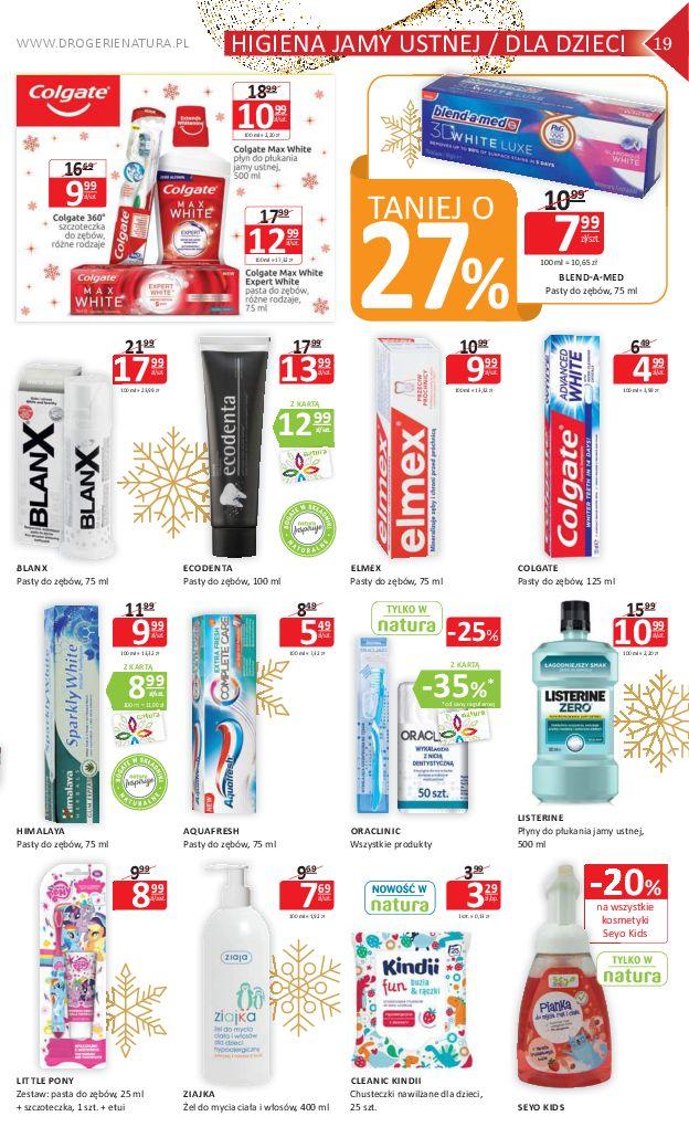 Gazetka promocyjna Drogerie Natura str. 19