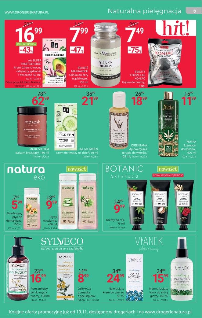 Gazetka promocyjna Drogerie Natura str. 5