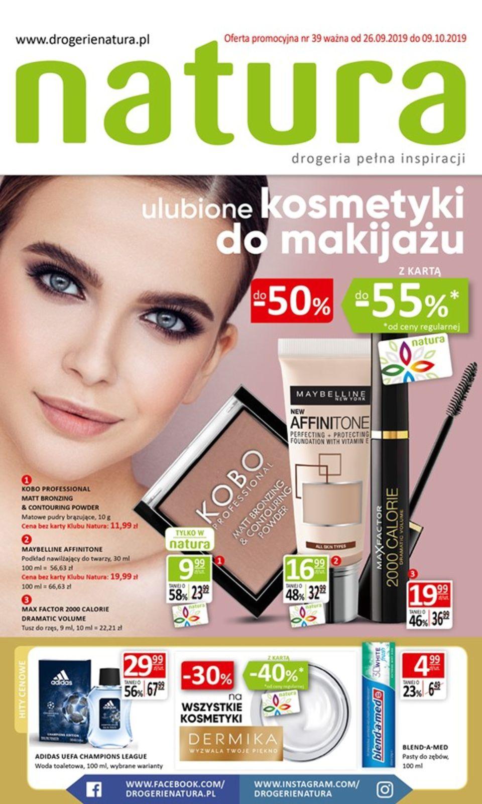 Gazetka promocyjna Drogerie Natura str. 1