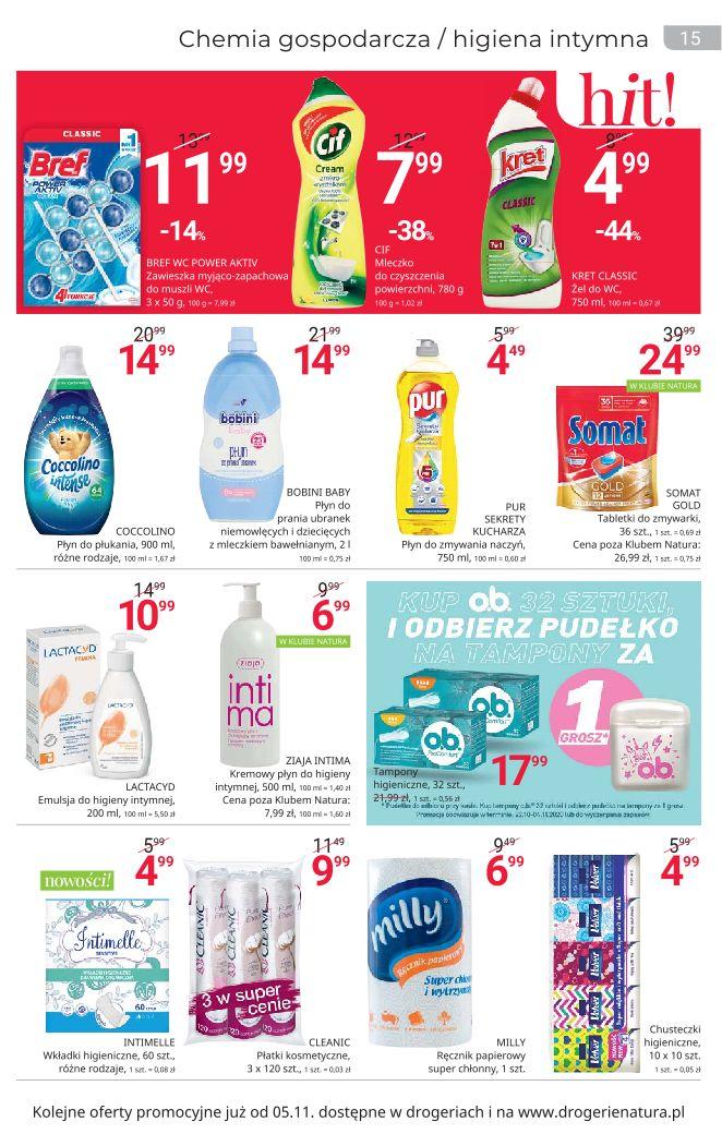 Gazetka promocyjna Drogerie Natura str. 15
