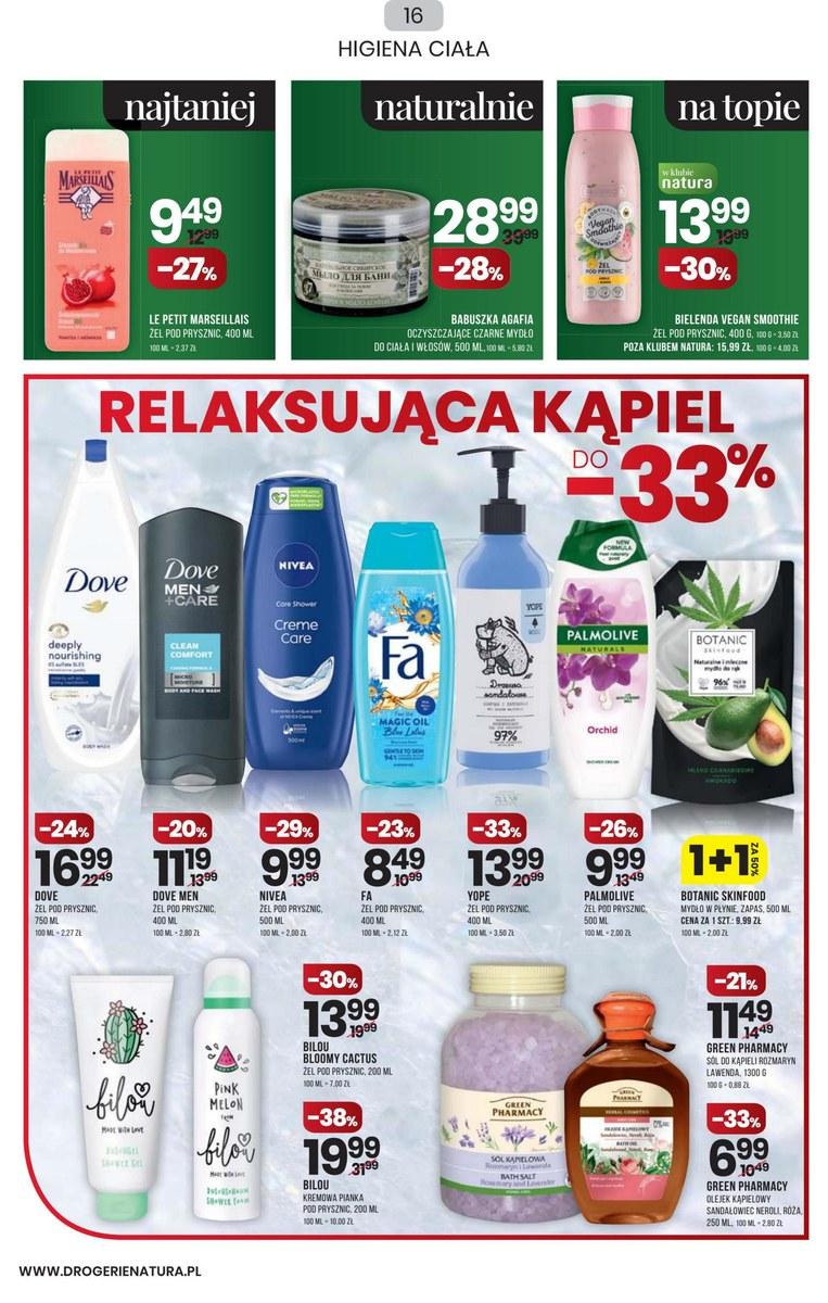 Gazetka promocyjna Drogerie Natura str. 16