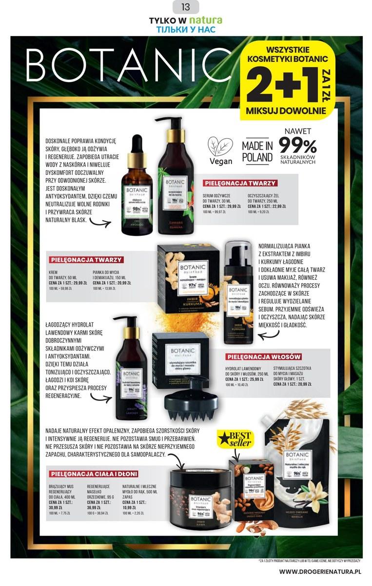 Gazetka promocyjna Drogerie Natura str. 13