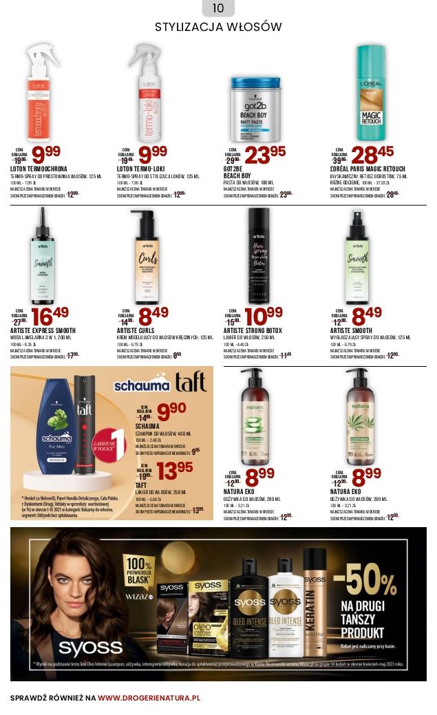 Gazetka promocyjna Drogerie Natura str. 10