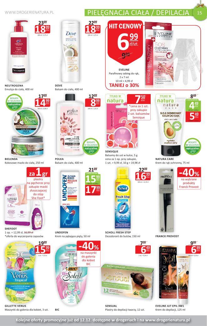 Gazetka promocyjna Drogerie Natura str. 15