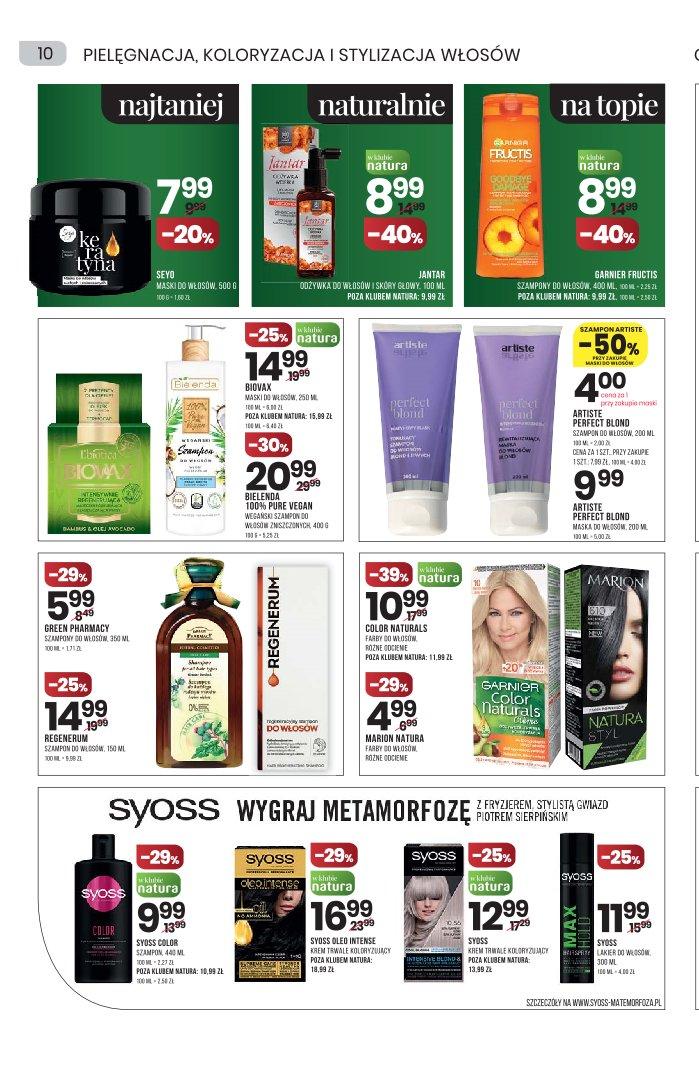 Gazetka promocyjna Drogerie Natura str. 10