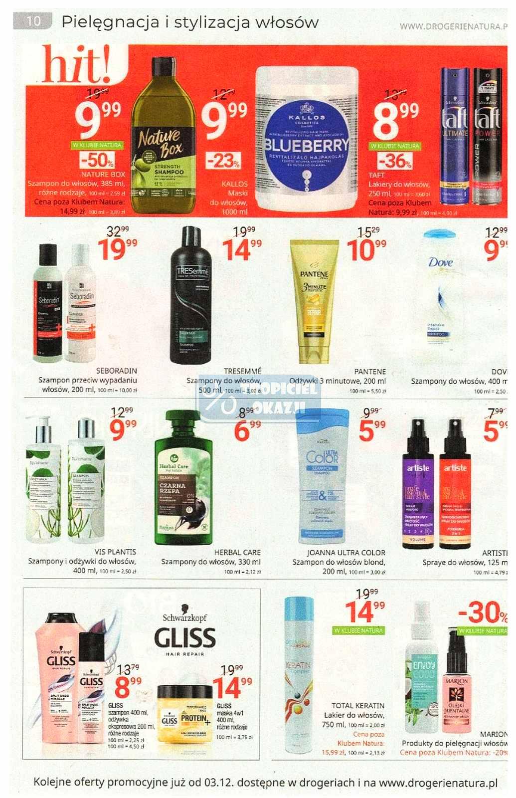 Gazetka promocyjna Drogerie Natura str. 10