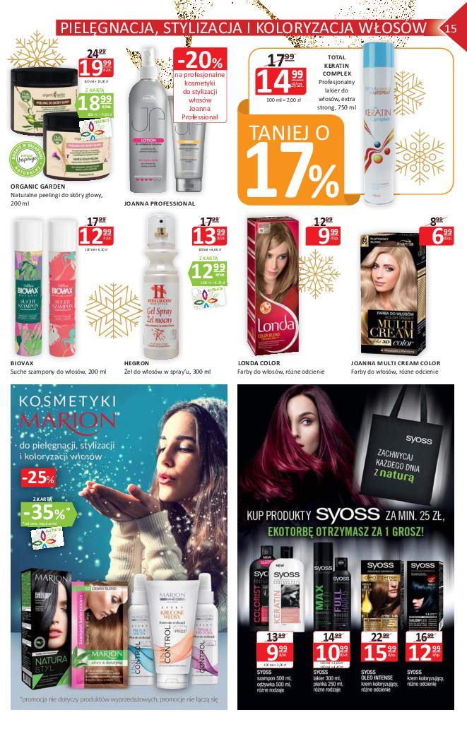 Gazetka promocyjna Drogerie Natura str. 15